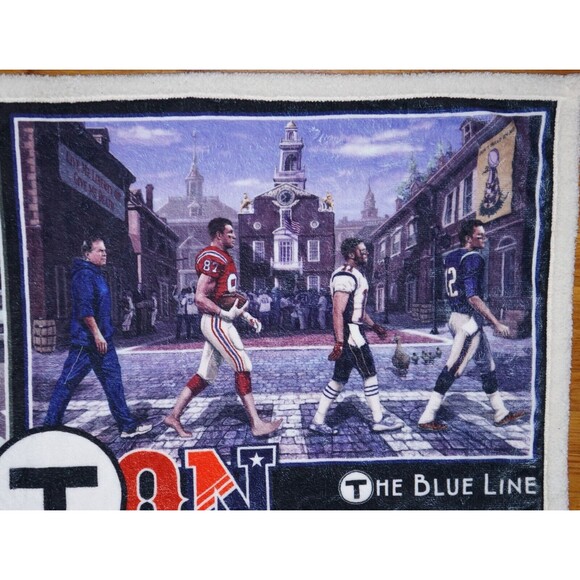 T-Pass Original Blanket -Shera- Boston Legends - Celtics-Patriots-Red Sox-Bruins - Picture 4 of 8